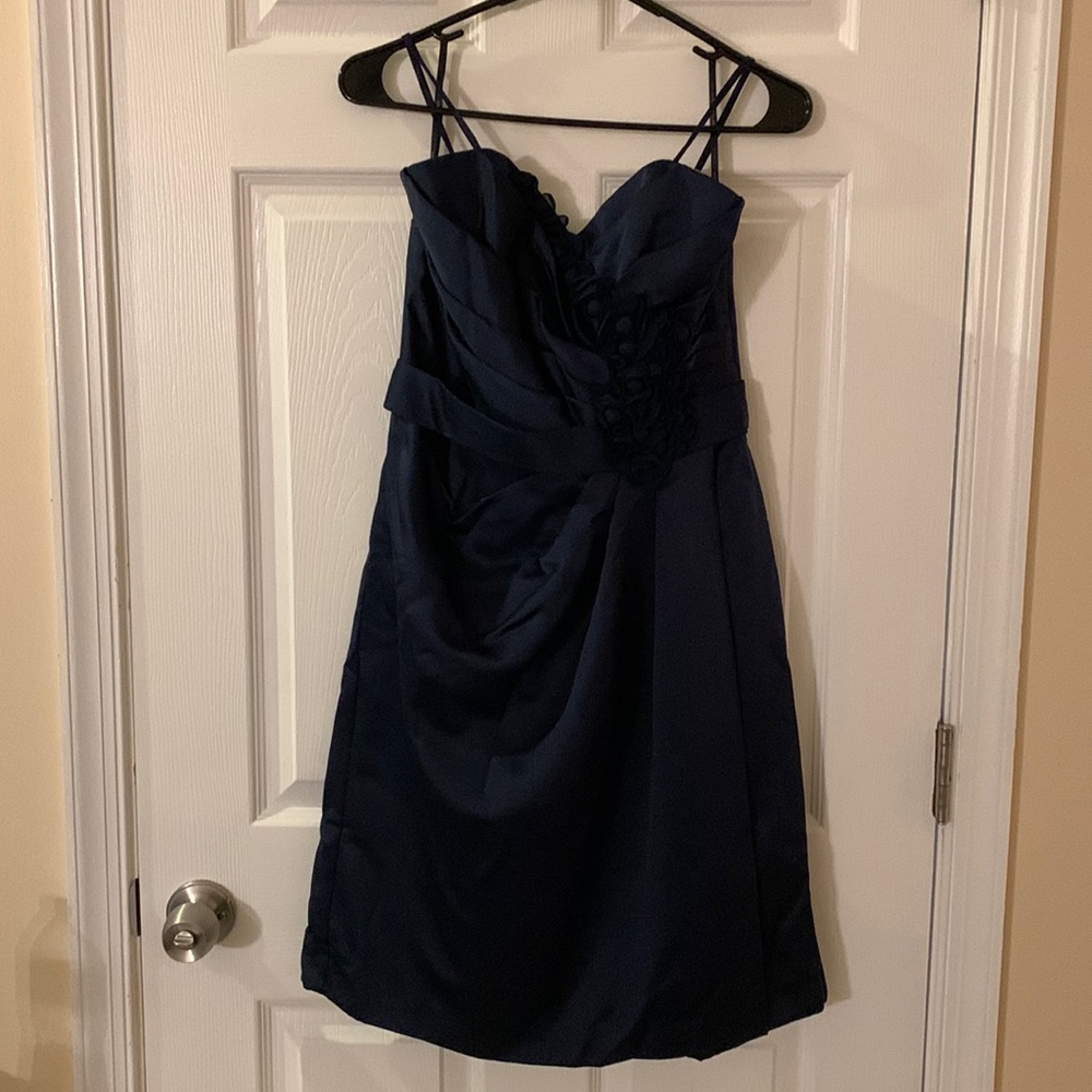 Size 8 formal cocktail dress navy